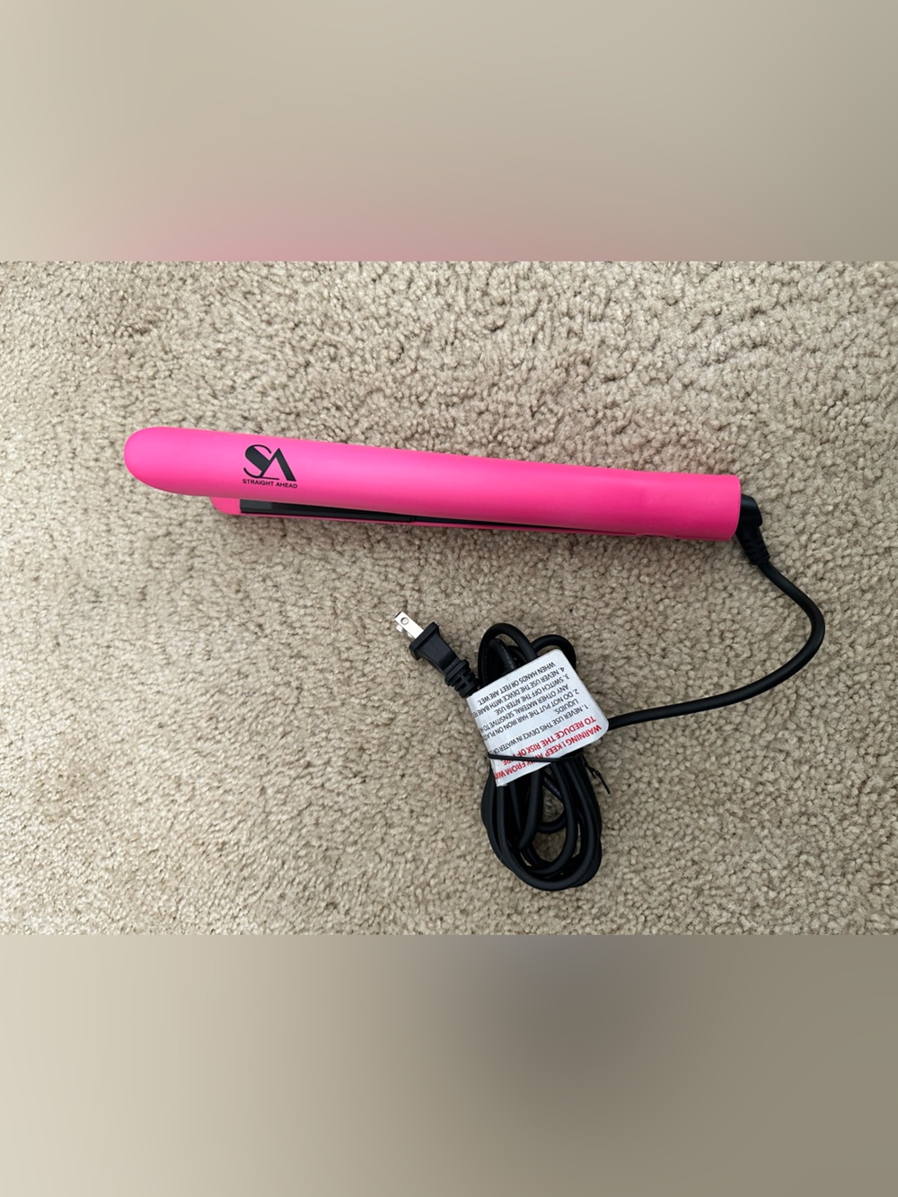 SA Bionic Pro Ceramic Flat 1” Iron Gold Collection in Pink EUC RARE - Picture 2 of 10
